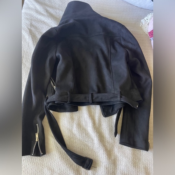 Forever 21 black leather Jacket size S new without tag - Picture 2 of 5